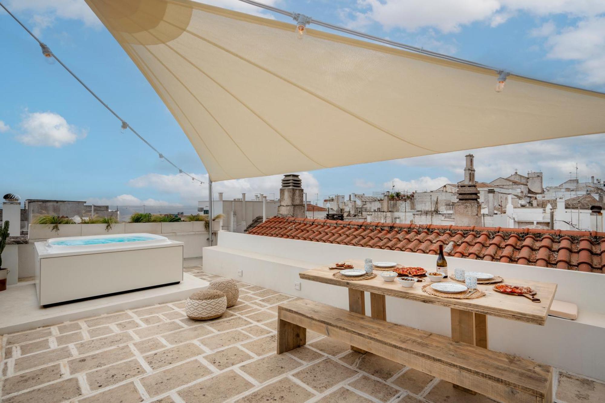 Casa U Burie, Casa Design Con Terrazza Panoramica E Jacuzzi Appartement Cisternino Buitenkant foto